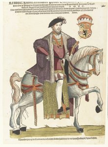 Portræt af hertug Willem van Cleves, Jülich og Berg, greve af Mark, Lord of Ravenstein til hest