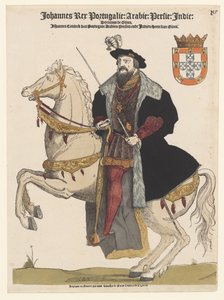 Portræt af Johannes III af Portugal til hest