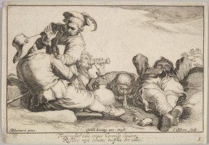 Besættelsens glæder. af Cornelis Bloemaert