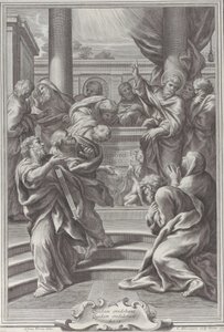 Sankt Paulus prædiker i Athen, 1679. af Cornelis Bloemaert