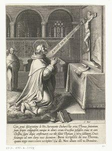 Saint Thomas Aquinas taler med et krucifiks The Life of Saint Thomas Aquinas (serietitel)