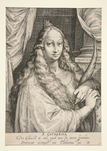 Den hellige Katarina af Alexandria af Cornelis Boel