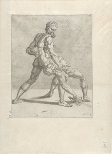 To sværdmænd Swordsmen (serietitel) af Cornelis Bos (possibly)
