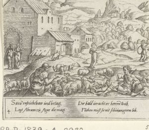 Sara afviser den gravide Hagar The Life of Abraham (serietitel)