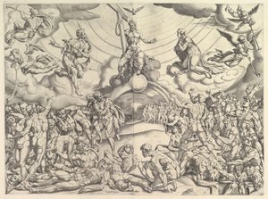 Den sidste dom, ca. 1548-50. af Cornelis Bos