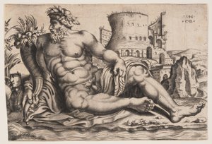 Floden Nilen af Cornelis Bos