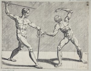 To fægtere af Cornelis Bos
