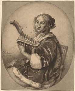 Dame med dobbelthovedet lut, 1781.