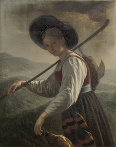 schweizisk bondekvinde af Cornelis Cels