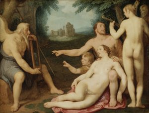 The Mirror of Time, 1628 (olie på kobber)
