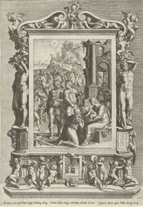 Tilbedelse af kongerne af Cornelis Cort