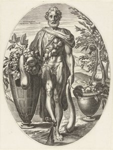 efterår Gods of Agriculture (serietitel) af Cornelis Cort