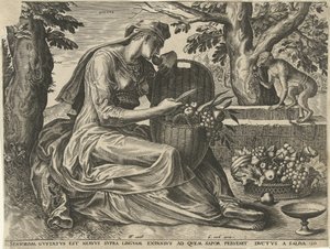 Smag (Gustus) De fem sanser (serietitel) af Cornelis Cort