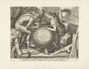 Geometri (Geometri) The Seven Liberal Arts (serietitel) af Cornelis Cort
