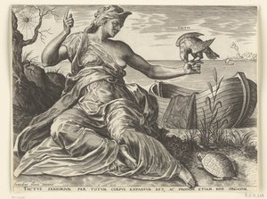 Følelsen (Tactus) De fem sanser (serietitel) af Cornelis Cort