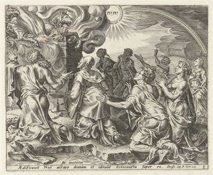 Noas offer History of Noah (serietitel) af Cornelis Cort