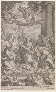 Hyrdernes tilbedelse af Cornelis Cort