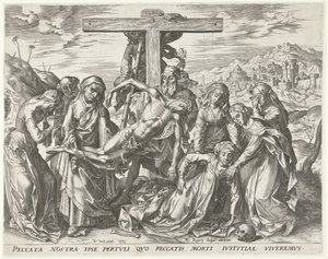 Korstagning af Cornelis Cort