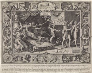 Laster van Apelles af Cornelis Cort