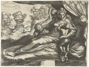 Kærlighed (Caritas) af Cornelis Cort