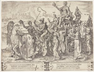 Rigdommens triumf af Cornelis Cort