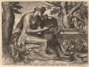 Smag af Cornelis Cort after Frans Floris I