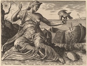Berøringen af Cornelis Cort after Frans Floris I