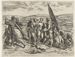 Allegori om krig og fred af Cornelis Dircksz. Boissens