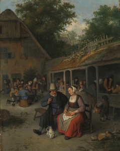 Country Inn af Cornelis Dusart
