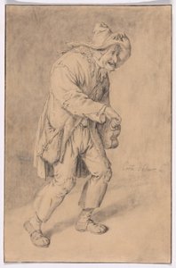 Hurdy-Gurdy spiller af Cornelis Dusart