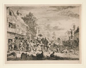 Landsbymessen af Cornelis Dusart