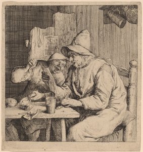 To Bønder synger af Cornelis Dusart
