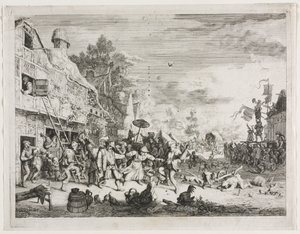 Landsbymesse af Cornelis Dusart