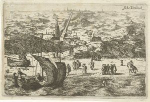 Udsigt over Scheveningen fra havet Schevelinck (titel på objekt)