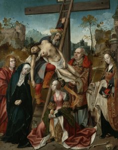 Deponeringen, c.1510–20 af Cornelis Engelbrechtsen