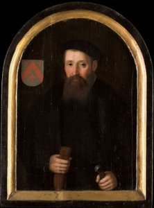 Portræt af Willem Fransz van Schoterbosch, ca. 1620 (olie på panel) af Cornelis Engelsz