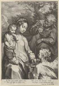 Mary fodrer barnet af Cornelis Galle (I)