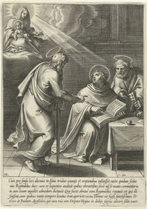 Thomas undervist af Peter og Paul The Life of Saint Thomas Aquinas (serietitel)