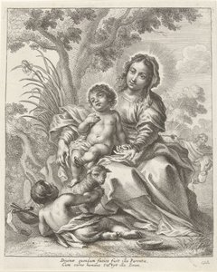 Hellig Familie med Johannes Døberen som Barn