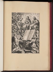 Titelblad for Louis Blosius, Opera af Cornelis Galle I after Sir Peter Paul Rubens