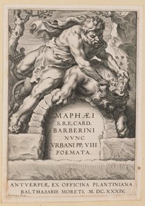 Titelside til Maffeo Barbarian, Digte af Cornelis Galle I after Sir Peter Paul Rubens