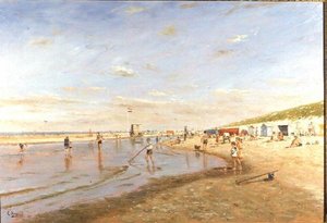 Padling ved lavvande af Cornelis Koppenol