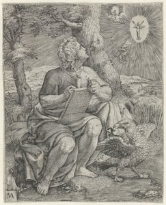 Johannes evangelisten De fire evangelister (serietitel) af Cornelis Massijs