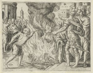 Filisterne brænder Samsons kone og svigerfar History of Samson (serietitel)
