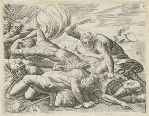 Samson besejrer filistrene med en æselkæbe History of Samson (serietitel)