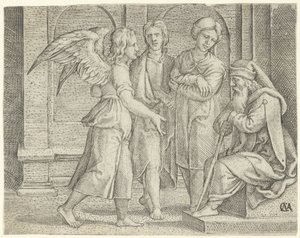 Tobias og englen hos Tobit og Anna Historien om Tobias (serietitel)
