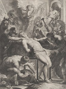 The Martyrium of St Lawrence, ca. 1640-70. af Cornelis Meyssens.