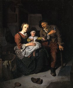 Tysk:  Bauernfamilie Bondefamilie af Cornelis Pietersz Bega