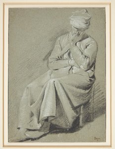 Siddende kvinde af Cornelis Pietersz Bega