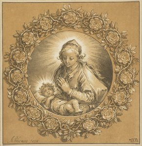Maria med Kristusbarn Jomfru Maria og Jesusbarnet af Cornelis Ploos van Amstel
